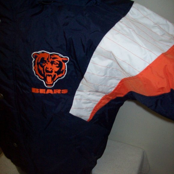 CHICAGO BEARS STARTER NFL Hooded Jacket 5X - Picture 8 of 14